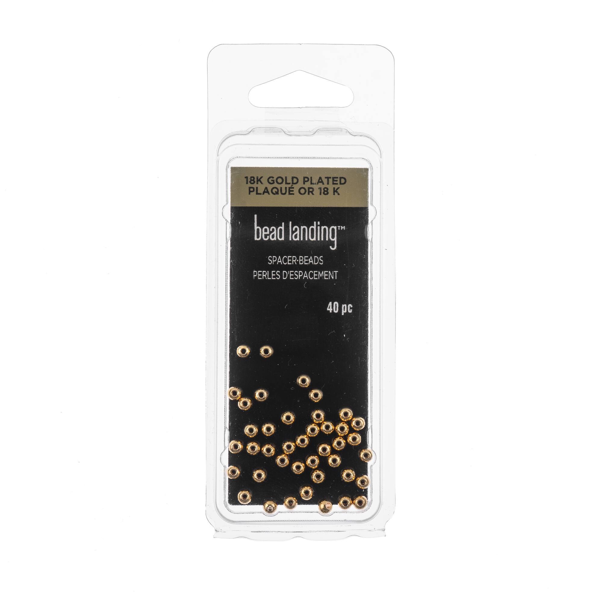 12 Packs: 40 ct. (480 total) 3mm Metal Spacer Beads by Bead Landing